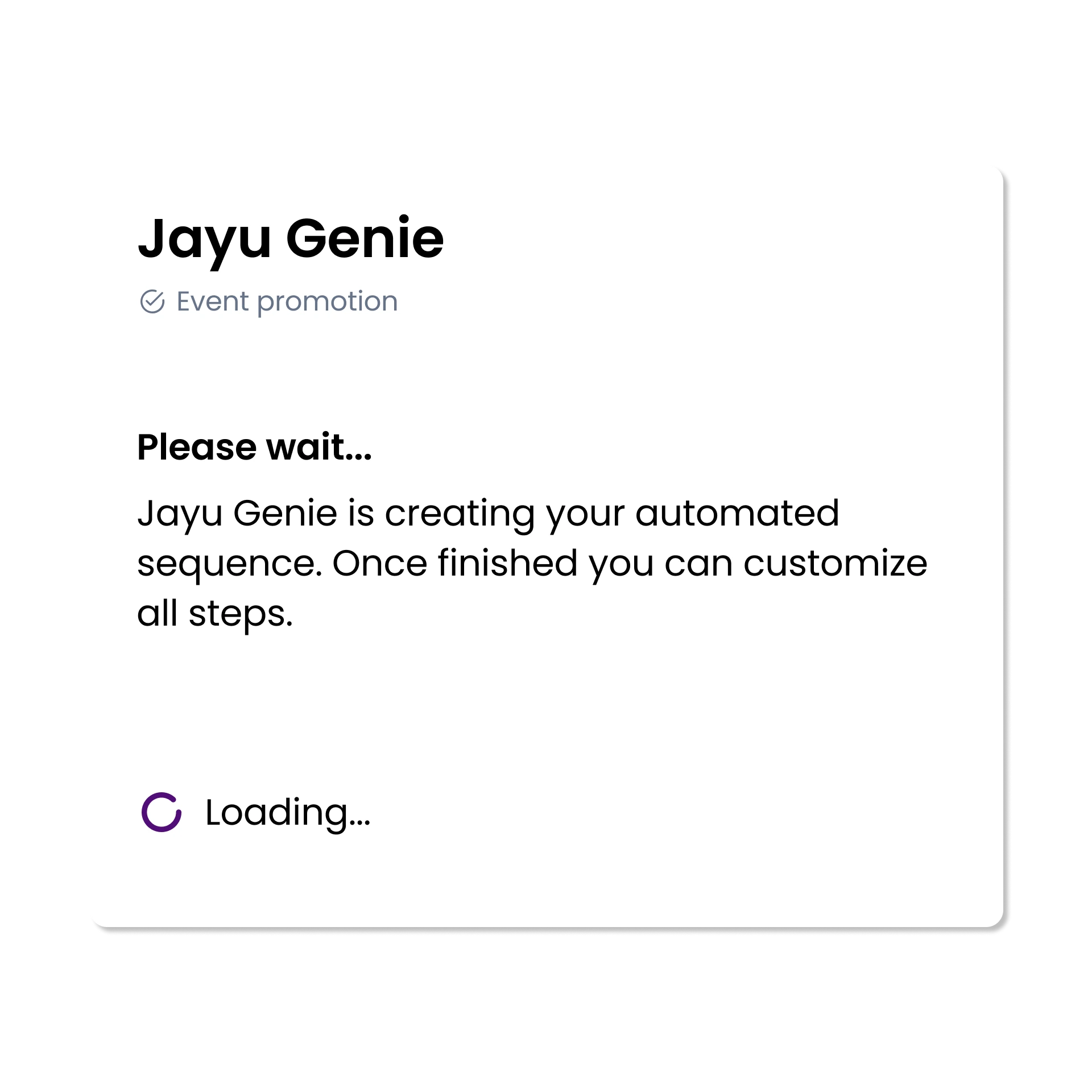 Section image_1x1_jayu_genie_loading